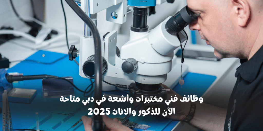 وظائف فني مختبرات وأشعة في دبي